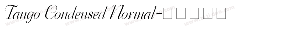 Tango Condensed Normal字体转换